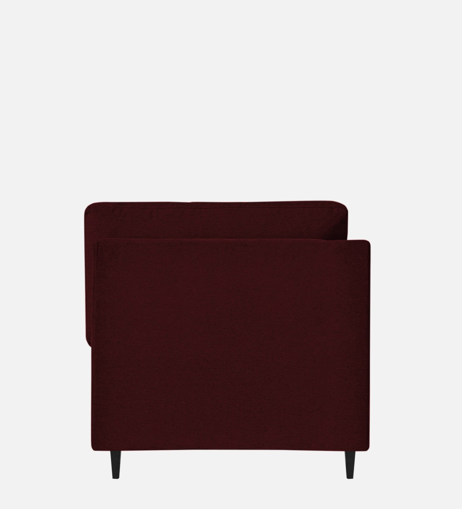 Jonze Velvet RHS Chaise Lounger in Blood Maroon Colour