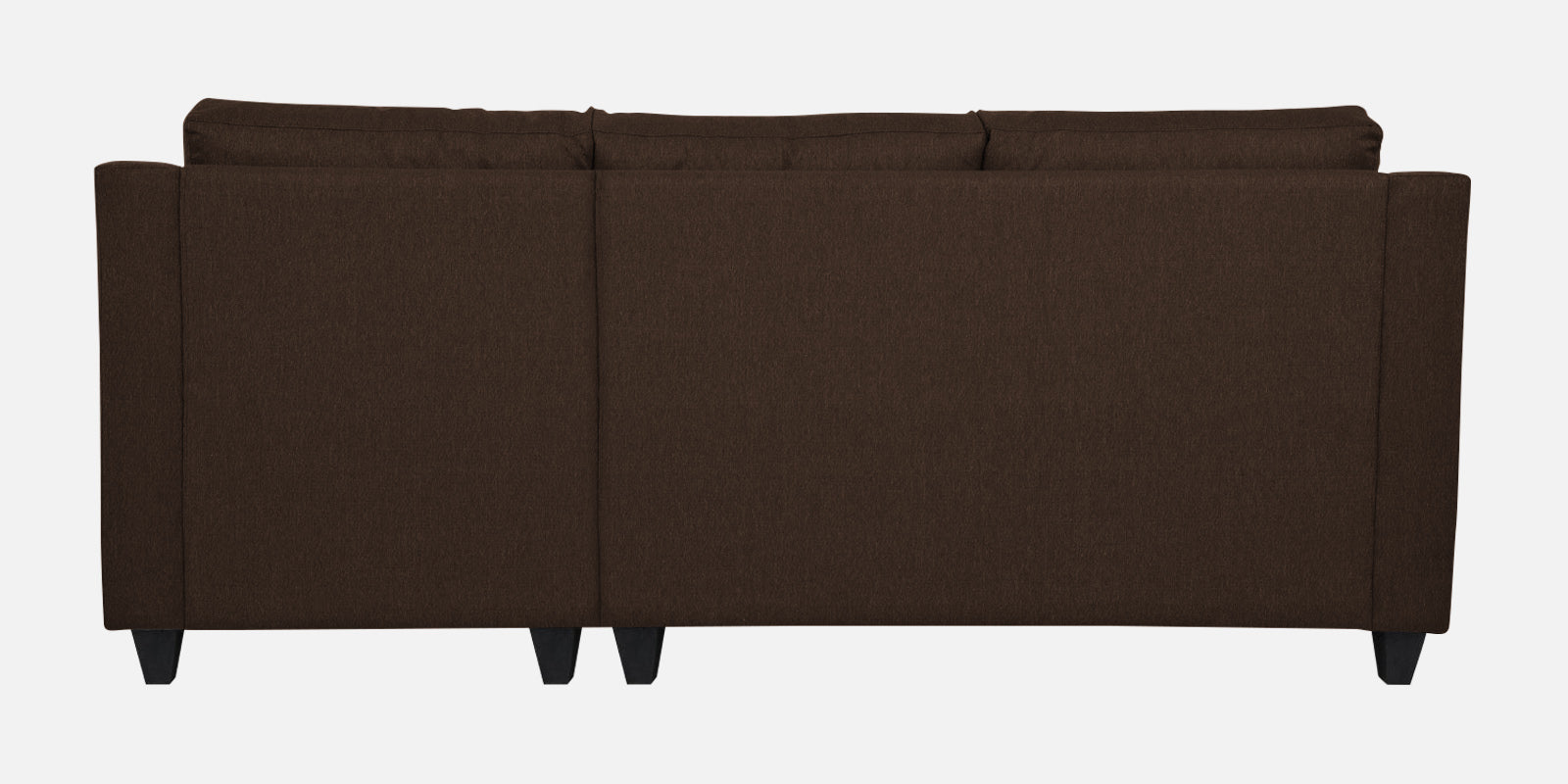 Welly Fabric LHS Sectional Sofa  (2+Lounger) In Cidar Brown Colour