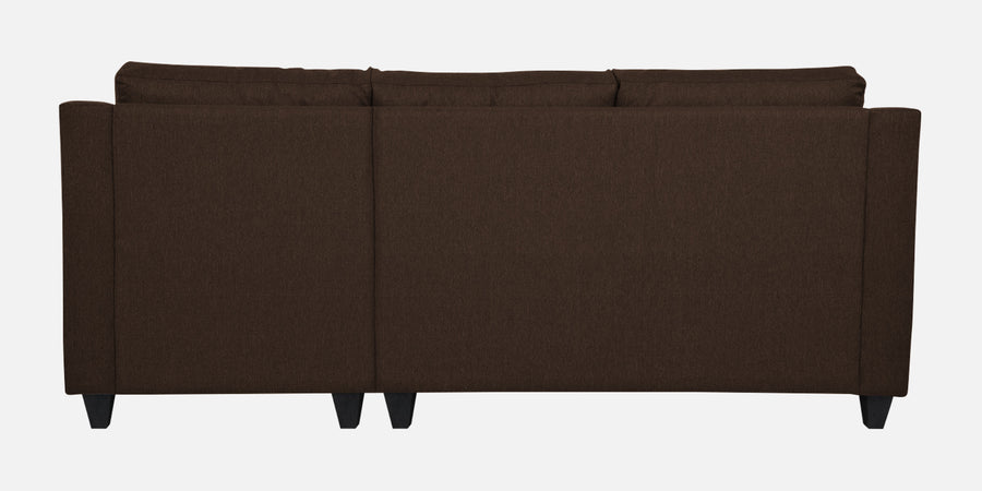 Welly Fabric Lhs Sectional Sofa 2 Lounger In Cidar Brown Colour - Febonic Living