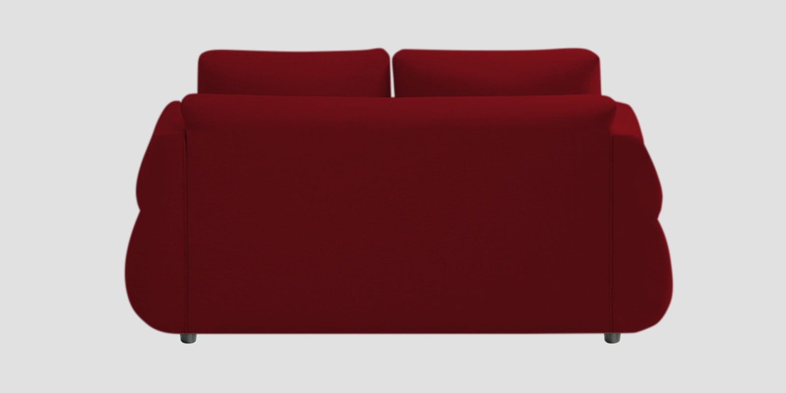 Jack Fabric 2 Seater Sofa In Ruby Red Colour - Febonic Living