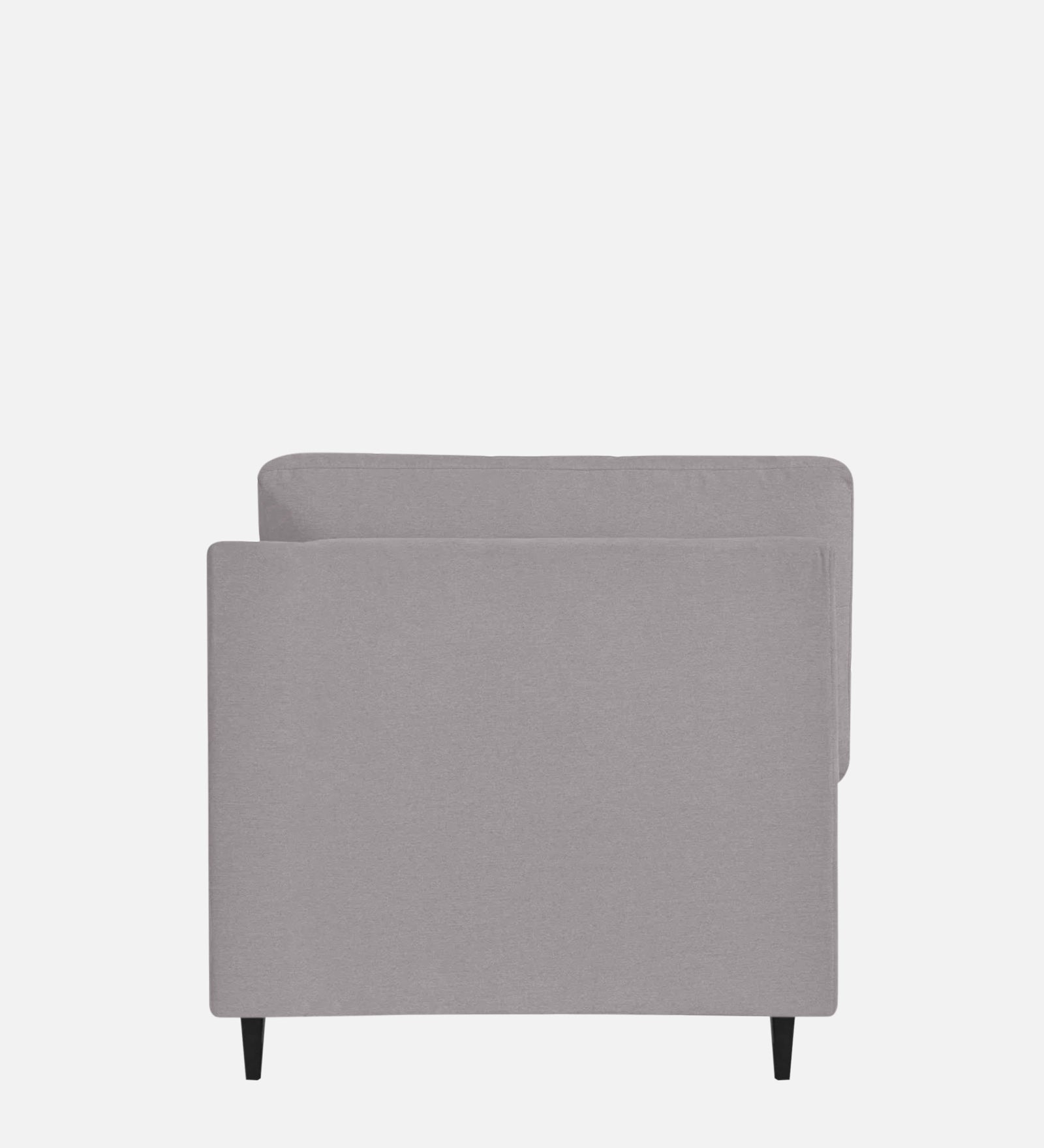 Jonze Velvet LHS Chaise Lounger in Concrete Grey Colour