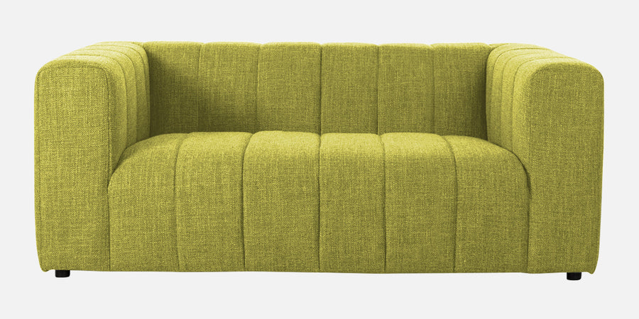 Lara Fabric 2 Seater Sofa In Parrot Green Colour - Febonic Living
