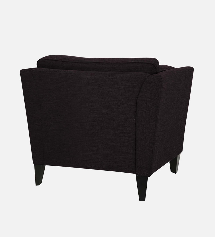 Nigar Fabric 1 Seater Sofa In Cara Brown Colour - Febonic Living