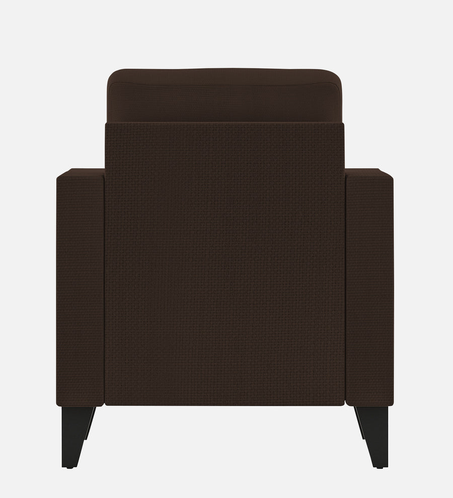 Nori Fabric 1 Seater Sofa In Cidar Brown Colour - Febonic Living
