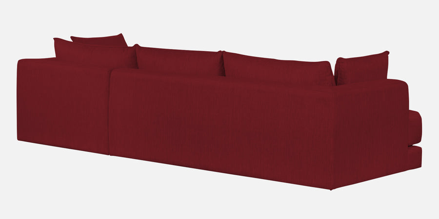 Ziggy Fabric Rhs Sectional Sofa 3 Lounger In Chilli Red Colour - Febonic Living