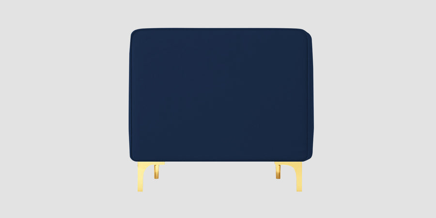 Saban Velvet 2 Seater Sofa In Imperial Blue Colour - Febonic Living