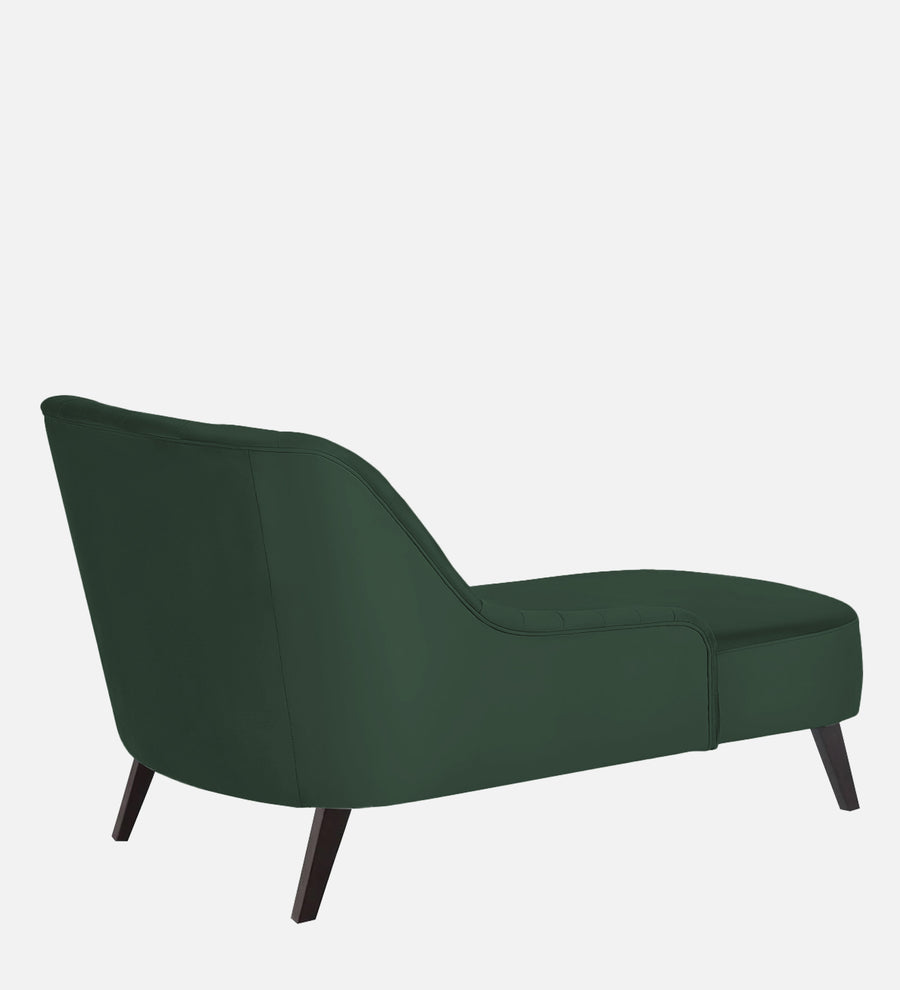 Flora Velvet Rhs Chaise Lounger In Amazon Green Colour - Febonic Living