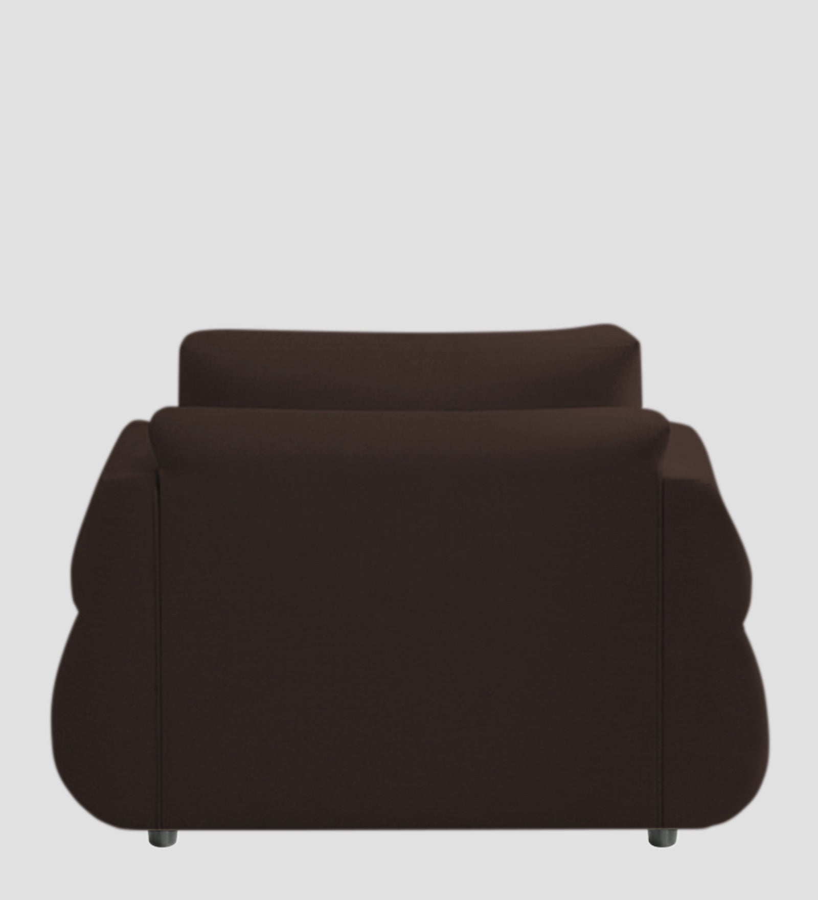 Jack Fabric 1 Seater Sofa In  Coffee Brown Colour - Febonic Living