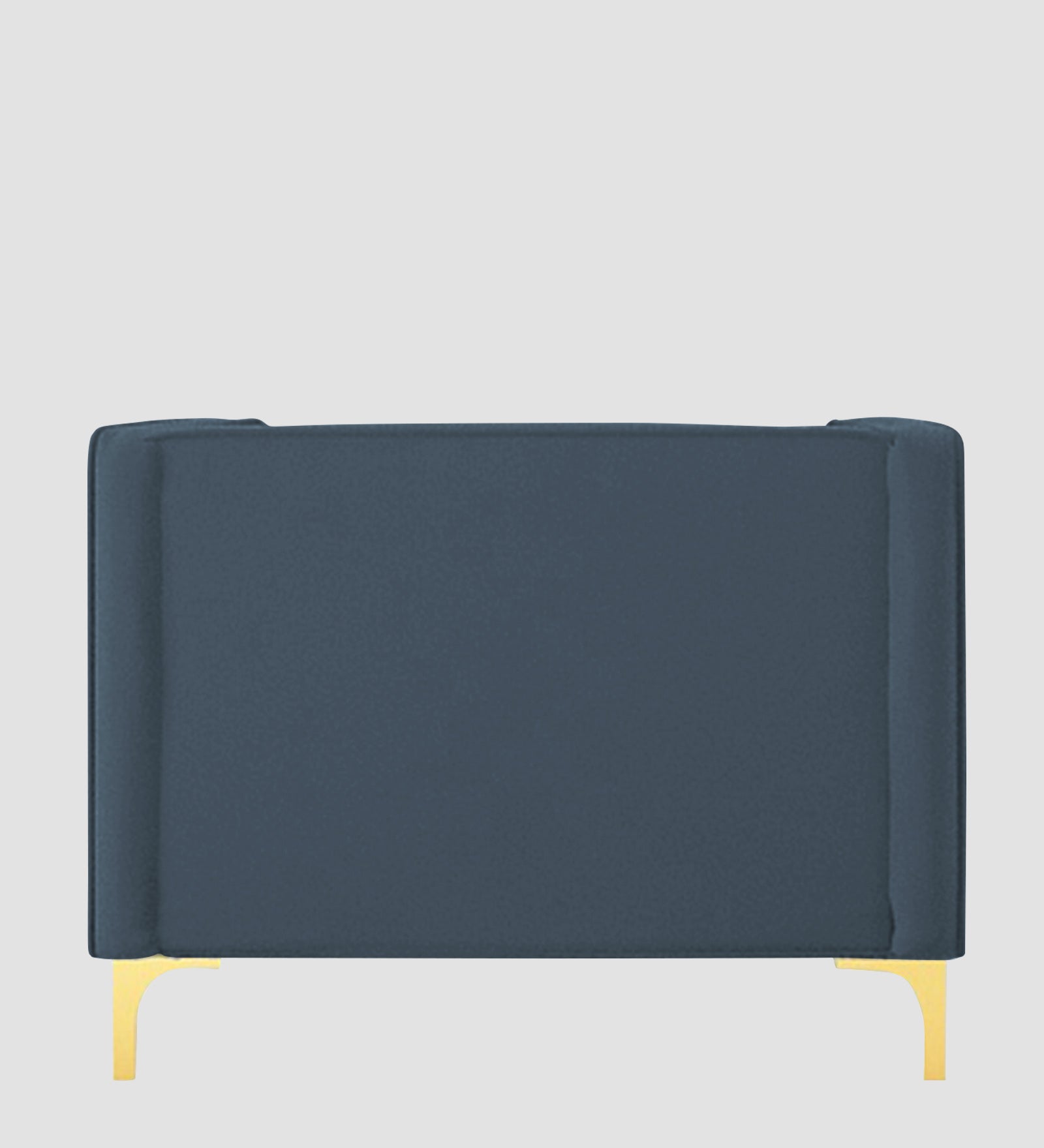 Saban Velvet 1 Seater Sofa in Oxford blue Colour - Febonic Living