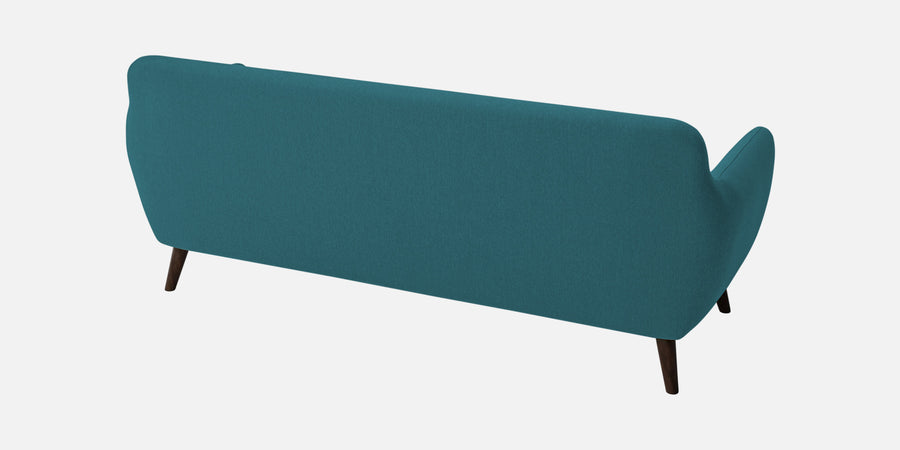 Goofy Fabric 3 Seater Sofa In Water Blue Colour - Febonic Living