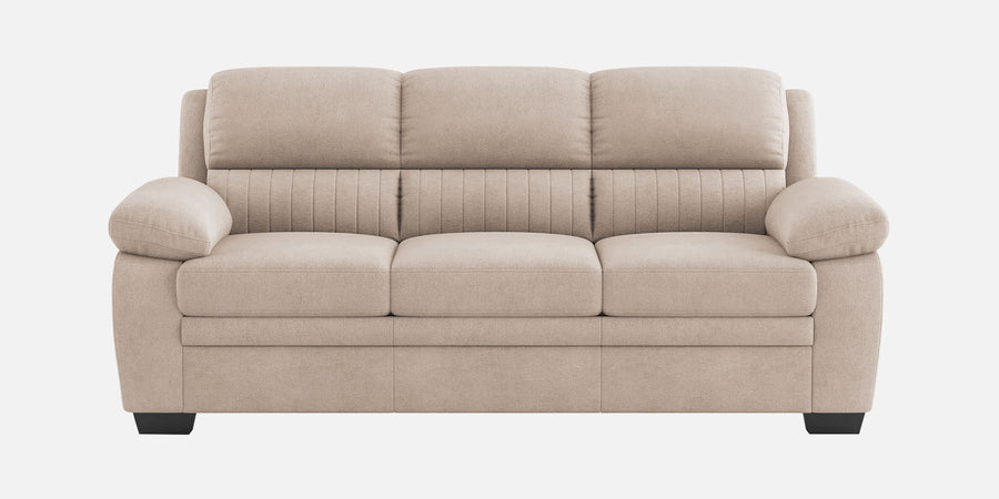 Cantaberry Velvet 3 Seater Sofa In Camel Beige Colour - Febonic Living