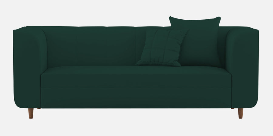 Sumo Velvet 3 Seater Sofa In Forest Green Colour - Febonic Living