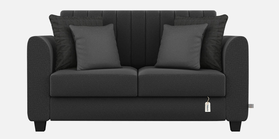 Cosmic Fabric 2 Seater Sofa In Charcoal Grey Colour - Febonic Living