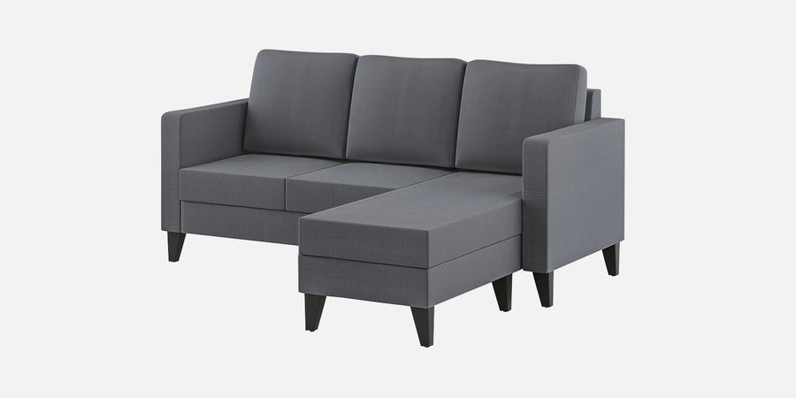 Nori Fabric Lhs Sectional Sofa 2 Lounger In Maba Grey Colour - Febonic Living