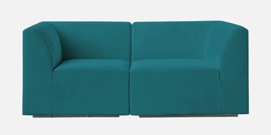 Bufa Velvet 2 Seater Sofa In Arabian Green Colour - Febonic Living