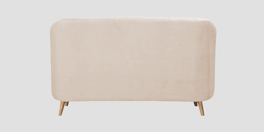 Kaylee Velvet 2 Seater Sofa In Camel Beige Colour - Febonic Living