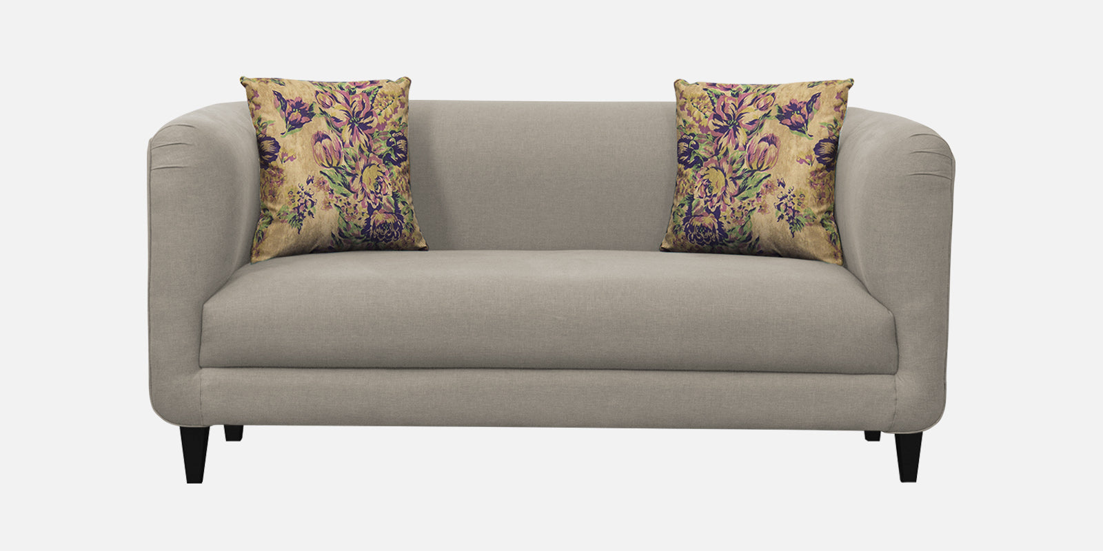 Niki Fabric 2 Seater Sofa in Ash Grey Colour