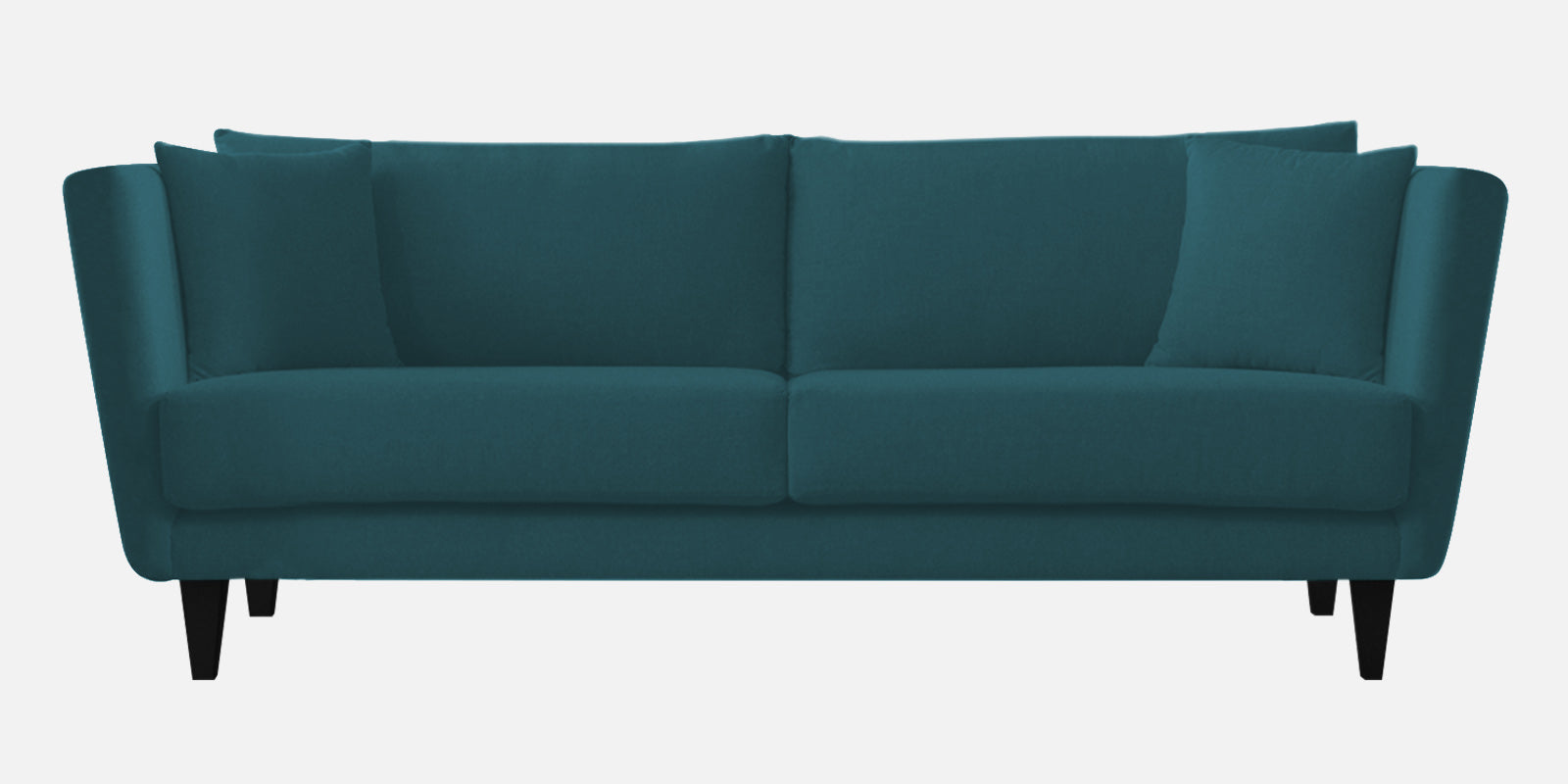 Norway Velvet 3 Seater Sofa In Arabian Green Colour