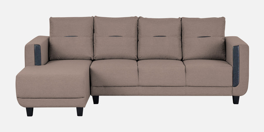 Perry Fabric Rhs Sectional Sofa 3 Lounger In Kadhi Beige Colour - Febonic Living