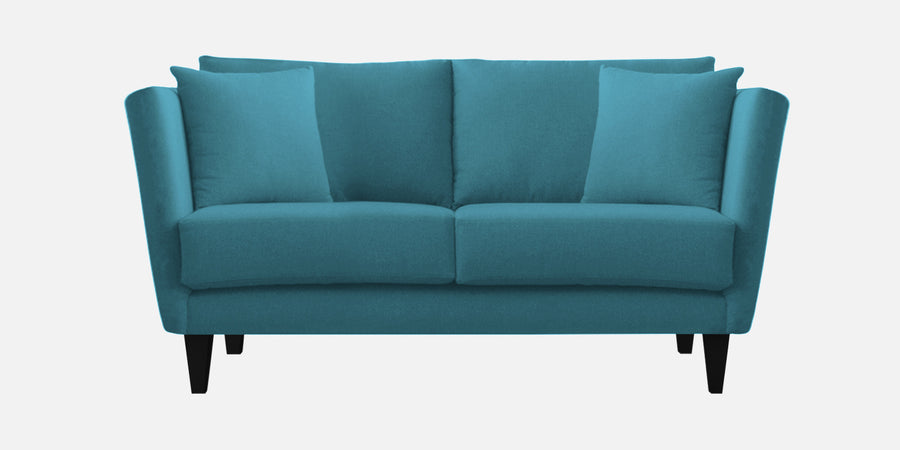 Norway Velvet 2 Seater Sofa In Aqua Blue Colour - Febonic Living
