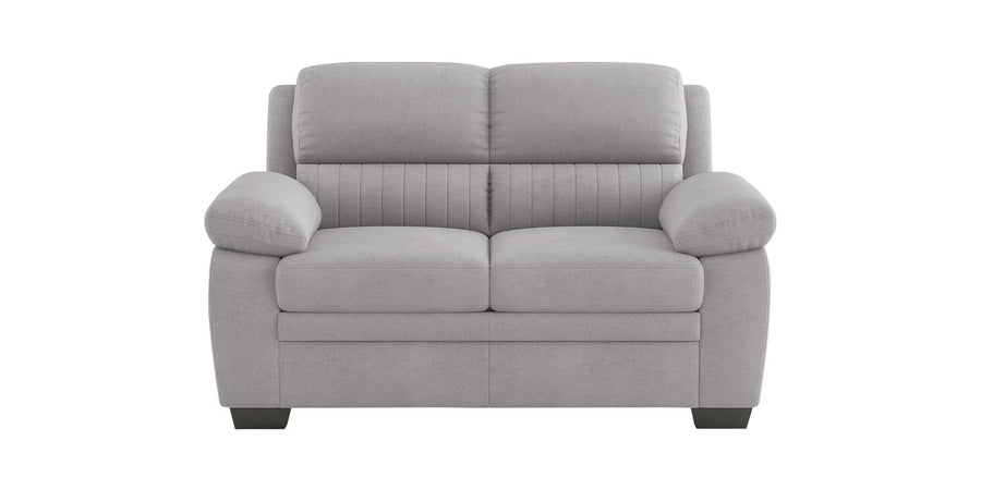 Cantaberry Velvet 2 Seater Sofa In Concrete Grey Colour - Febonic Living