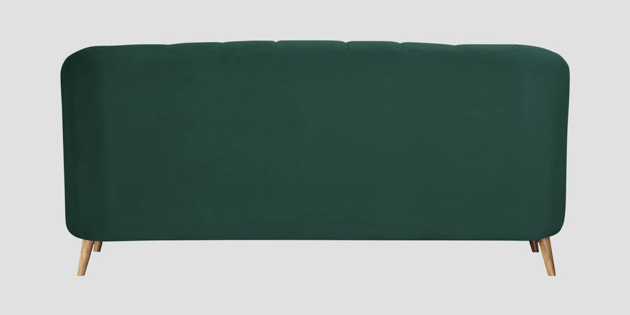 Kaylee Velvet 3 Seater Sofa In Amazon Green Colour - Febonic Living