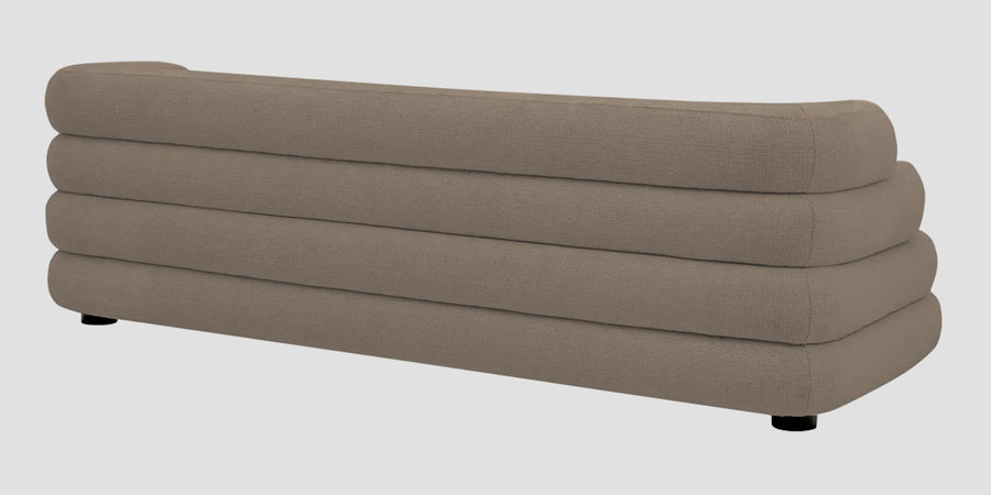 Wener Fabric 3 Seater Sofa In Hazel Beige Colour - Febonic Living