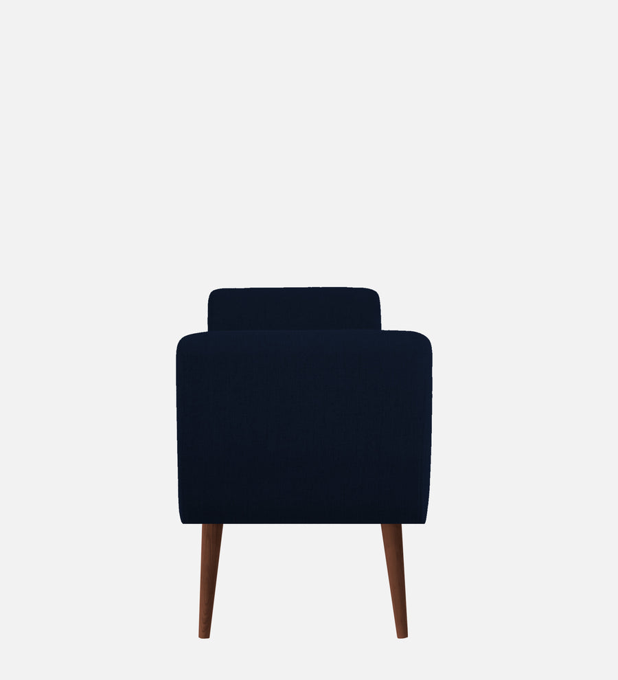 Cartes Velvet Bench In Dark Blue Colour - Febonic Living