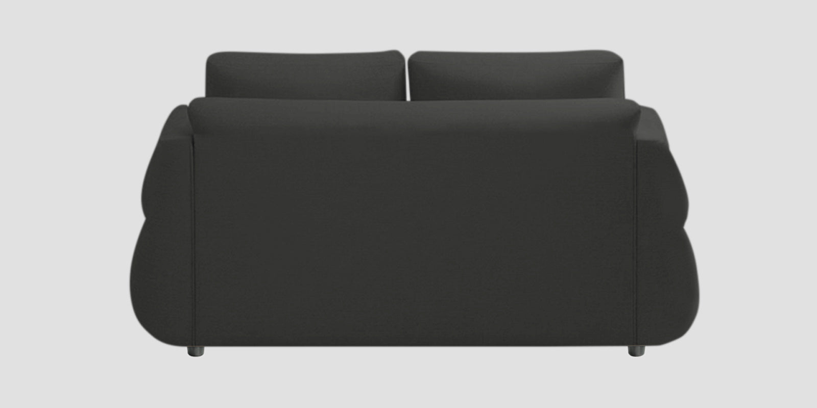 Jack Fabric 2 Seater Sofa In Charcoal Grey Colour