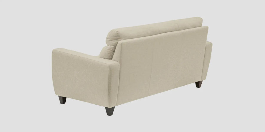 Burban Fabric 3 Seater Sofa In Maple Cream Colour - Febonic Living