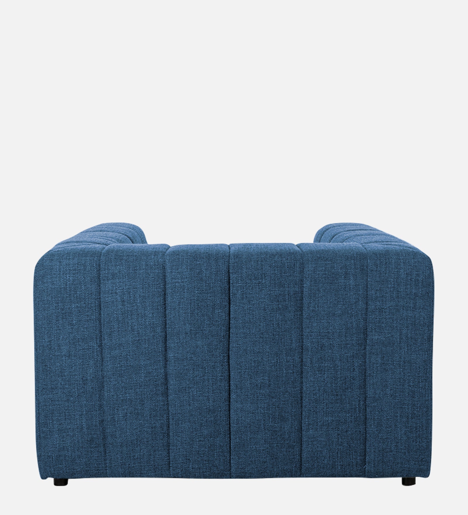 Lara Fabric 1 Seater Sofa in Light Blue Colour