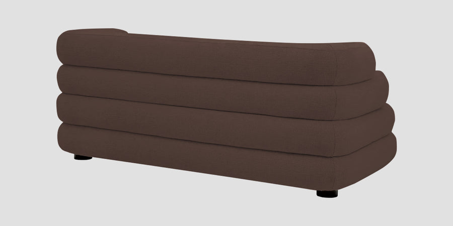 Wener Fabric 2 Seater Sofa In Caramel Brown Colour - Febonic Living