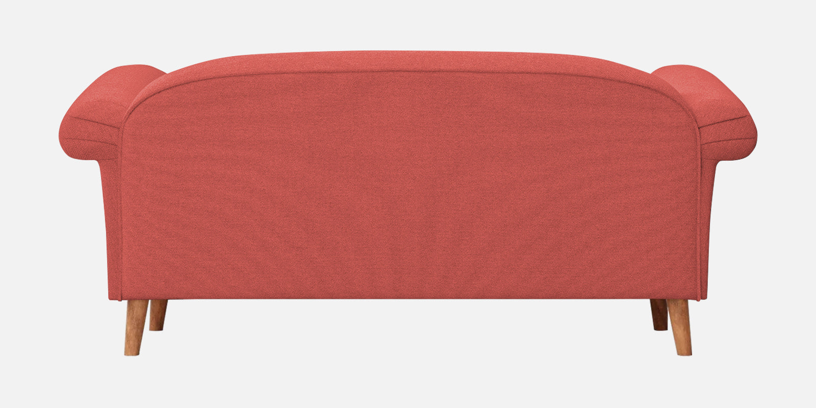 Barber Fabric 2 Seater Sofa In Salmon Pink Colour - Febonic Living