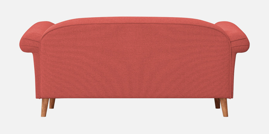 Barber Fabric 2 Seater Sofa In Salmon Pink Colour - Febonic Living