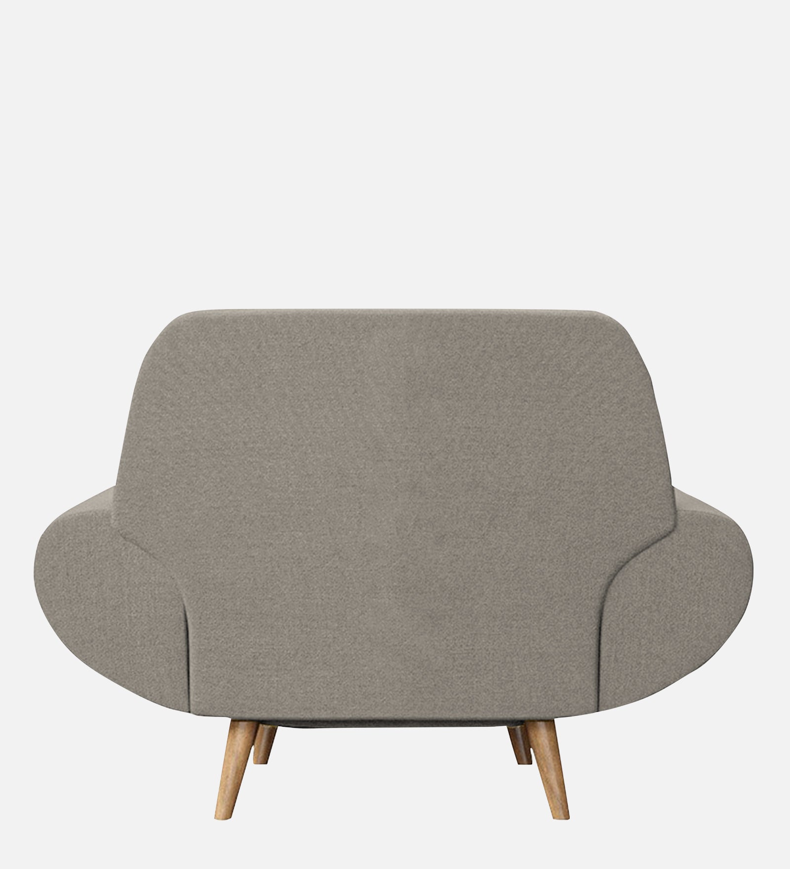 Jessy Fabric 1 Seater Sofa in Ash Grey Colour