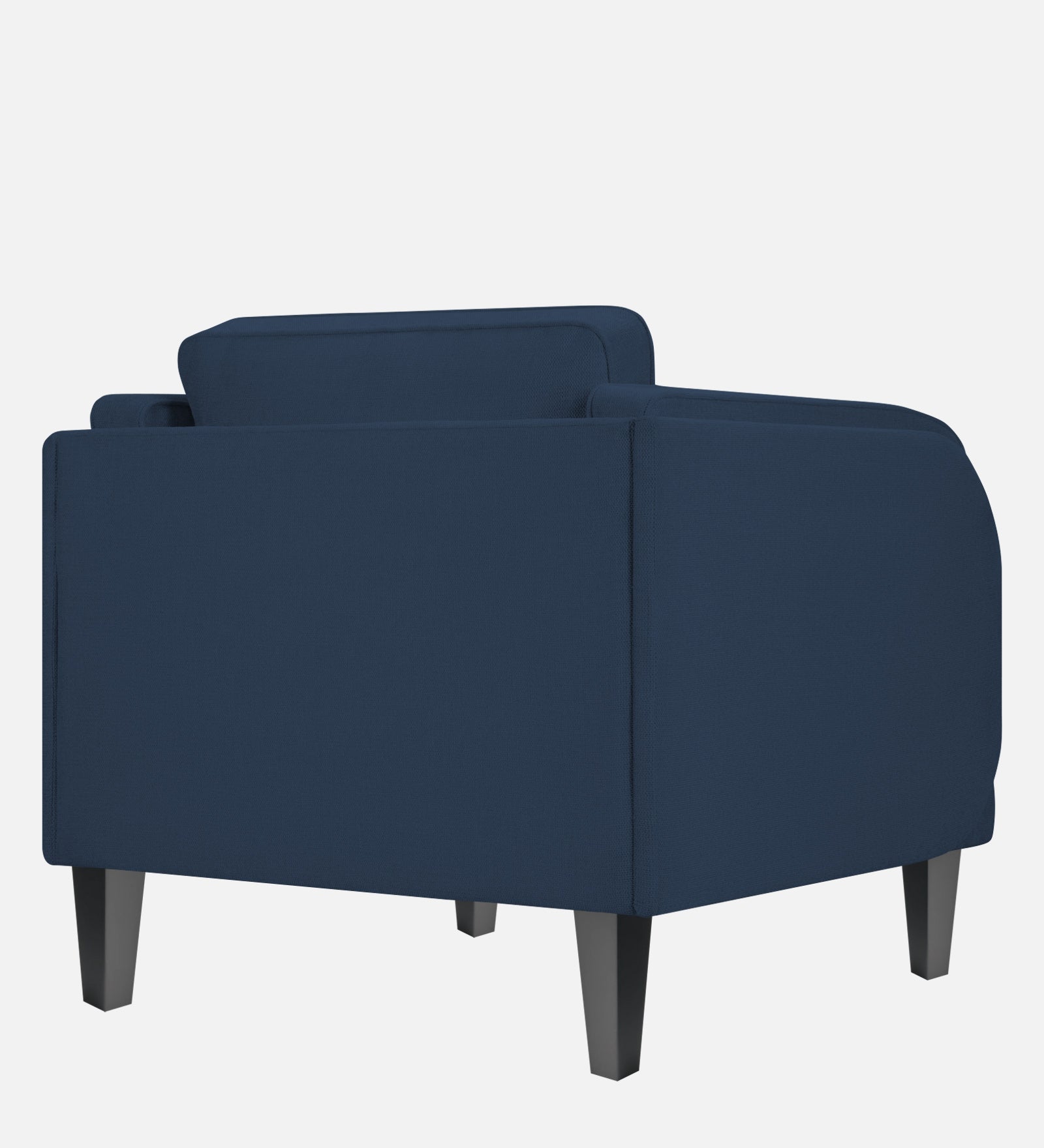 Siddy Fabric 1 Seater Sofa in Denim Blue Colour