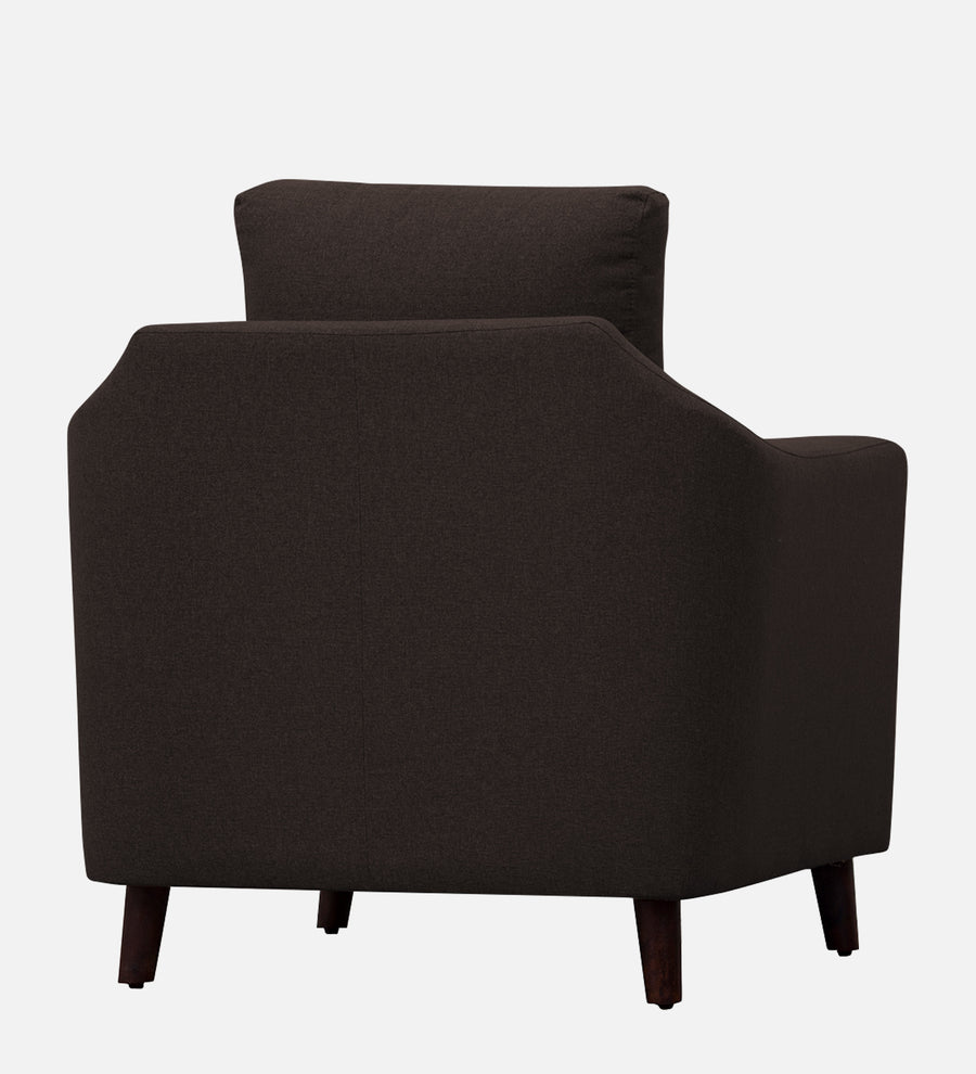 Kevin Fabric 1 Seater Sofa In Coffee Brown Colour - Febonic Living