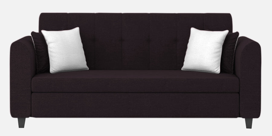 Denmark Fabric 3 Seater Sofa In Cara Brown Colour - Febonic Living