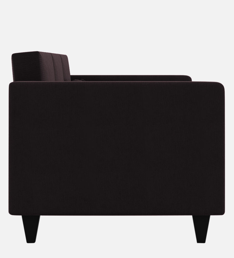 Nipul Fabric 1 Seater Sofa In Cara Brown Colour - Febonic Living