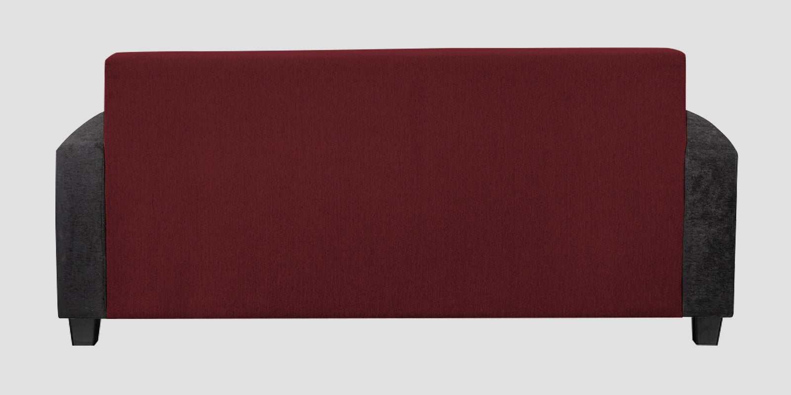 Alex Fabric 3 Seater Sofa In Blood Maroon Colour