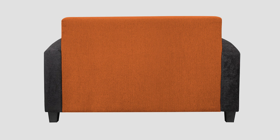 Alex Fabric 2 Seater Sofa In Vivid Orange Colour - Febonic Living