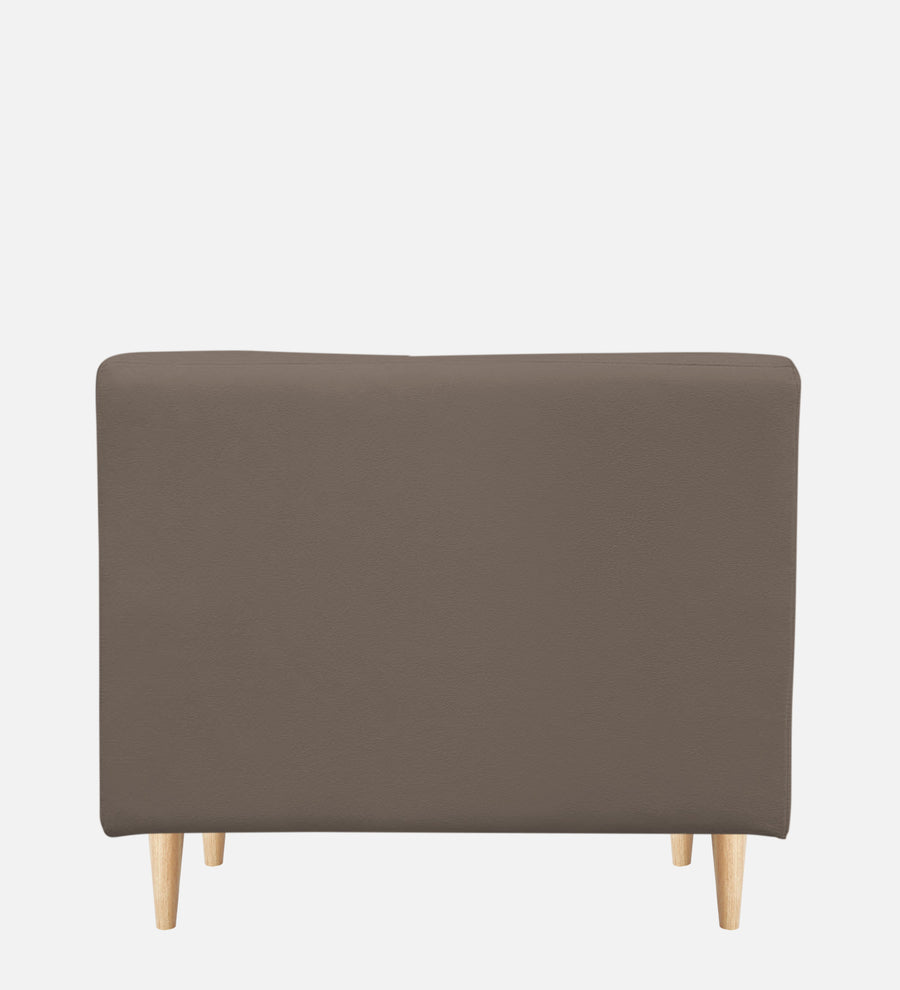 Woody Fabric 1 Seater Sofa In Rock Beige Colour - Febonic Living