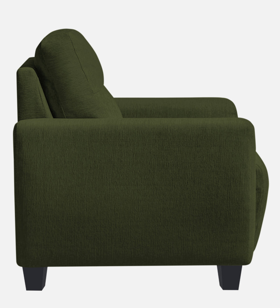 Bakadi Fabric 1 Seater Sofa In Olive Green Colour - Febonic Living