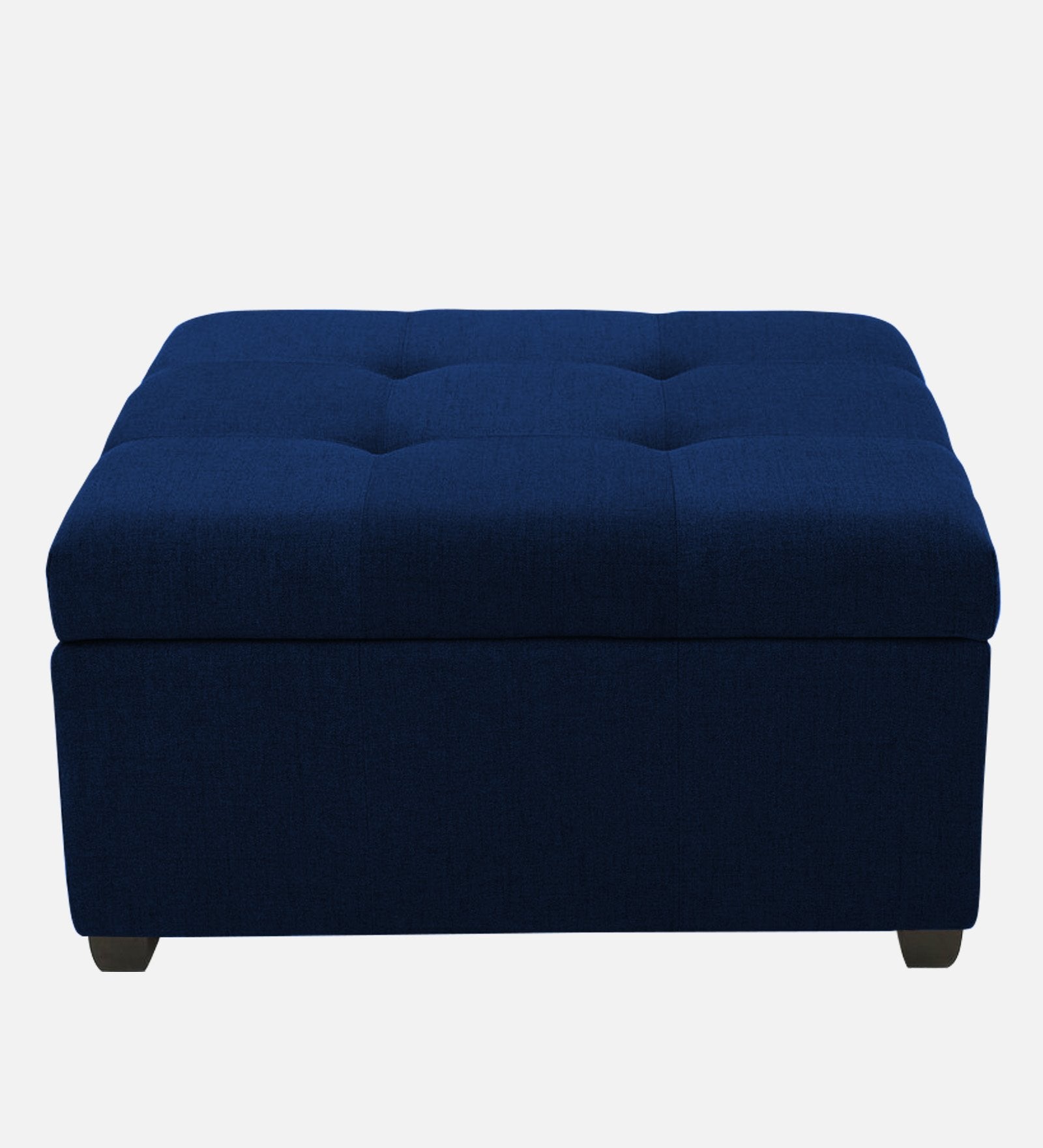 Mubila Fabric Ottoman In Royal Blue Colour With Storage