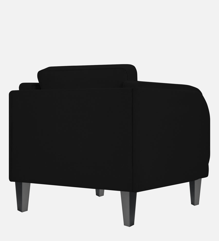 Siddy Fabric 1 Seater Sofa In Zed Black Colour - Febonic Living