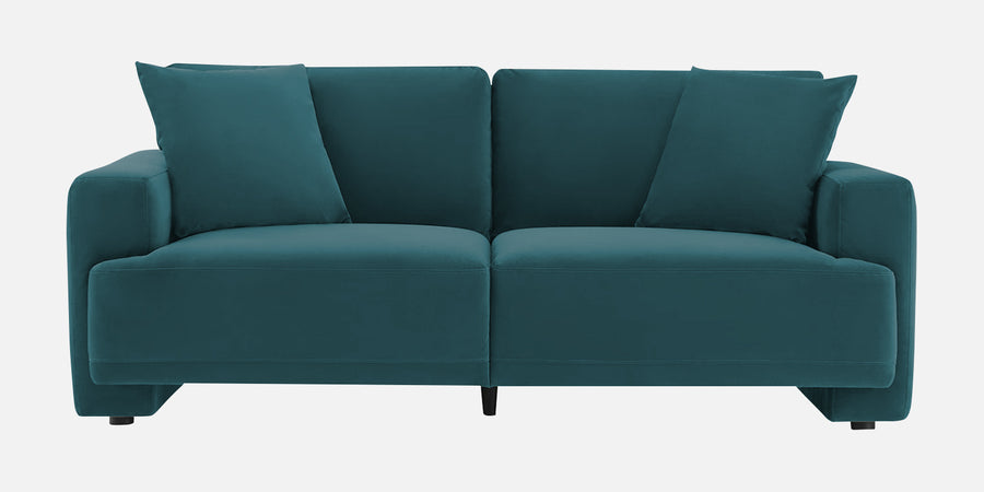 Kosta Velvet 2 Seater Sofa In Arabian Green Colour - Febonic Living