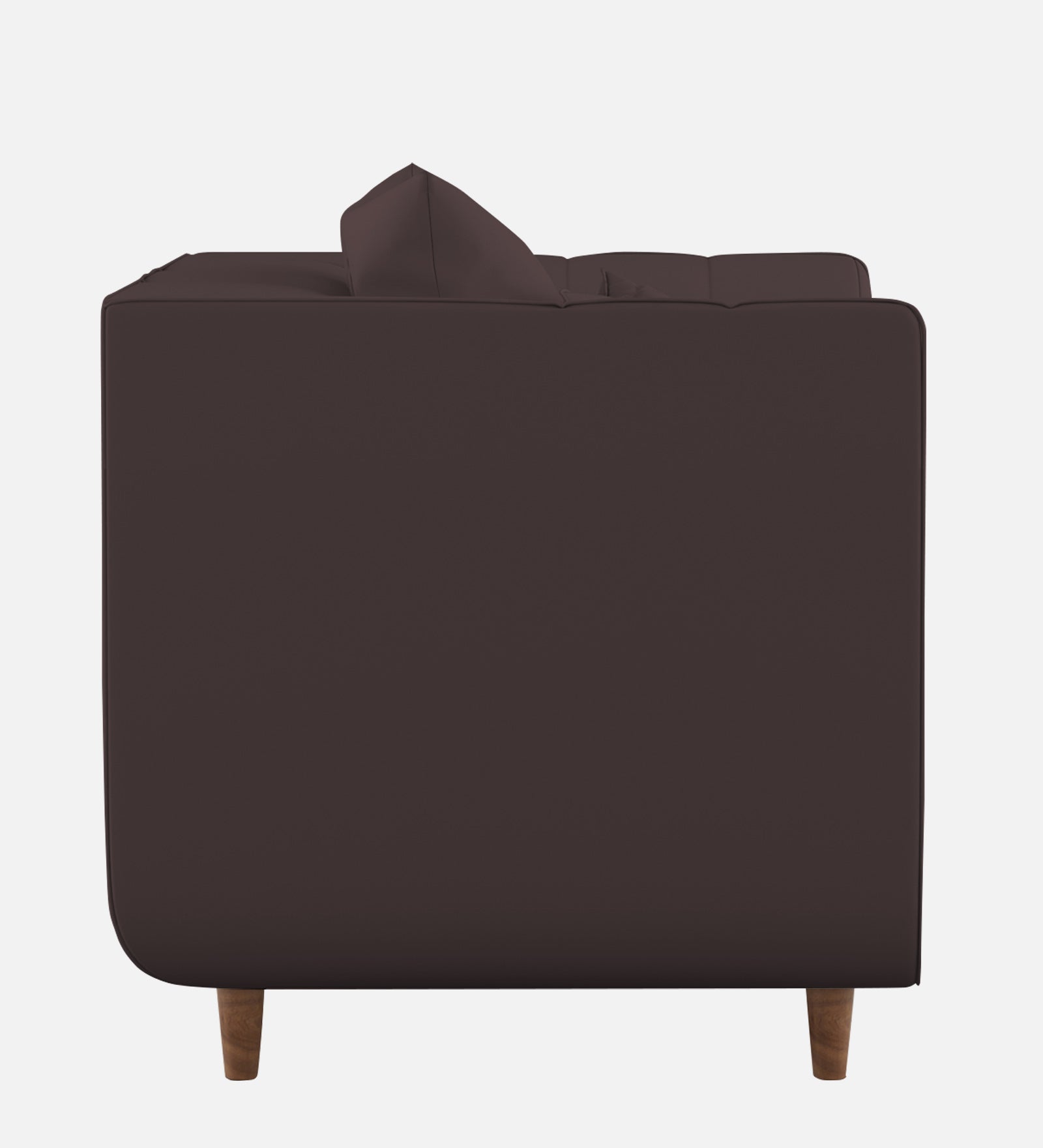 Sumo Velvet 1 Seater Sofa in Mocha Brown Colour