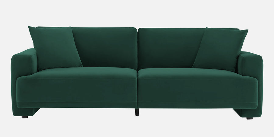 Kosta Velvet 3 Seater Sofa In Forest Green Colour - Febonic Living