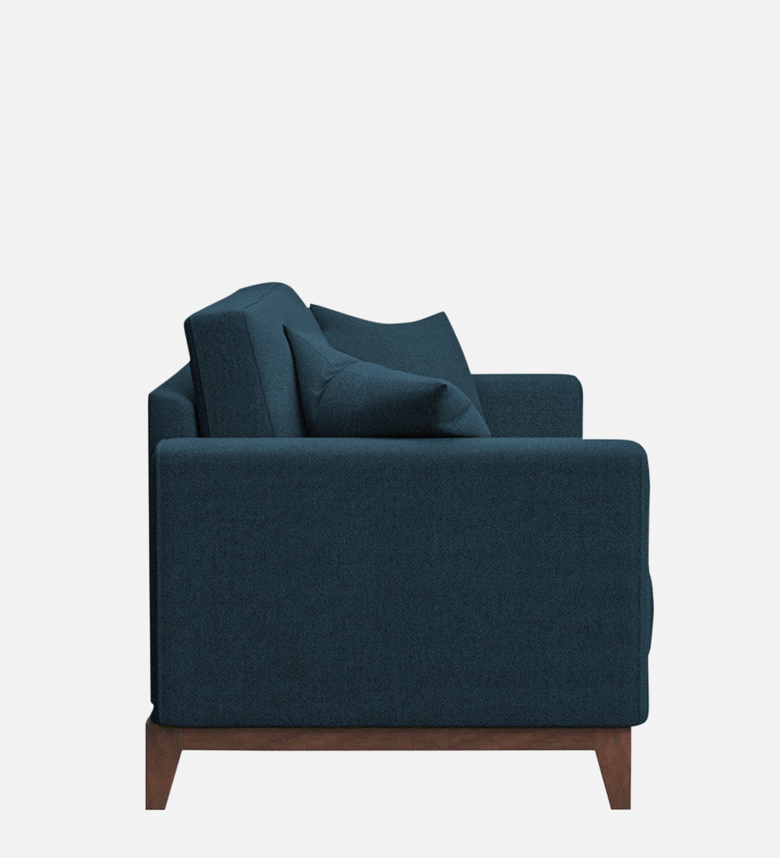 Luca Fabric 1 Seater Sofa in Denim Blue Colour