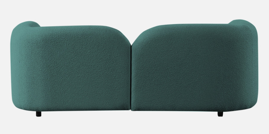 Corny Boucle Fabric 2 Seater Sofa In Bark Green Colour - Febonic Living